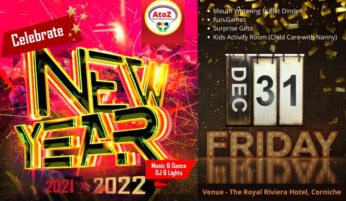 Welcome 2022 - New Year Party Celebrations in Doha
